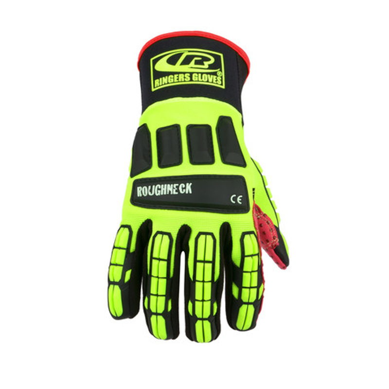 Heavyduty, oilresistant impact gloves with a Silicone Dot® palm for