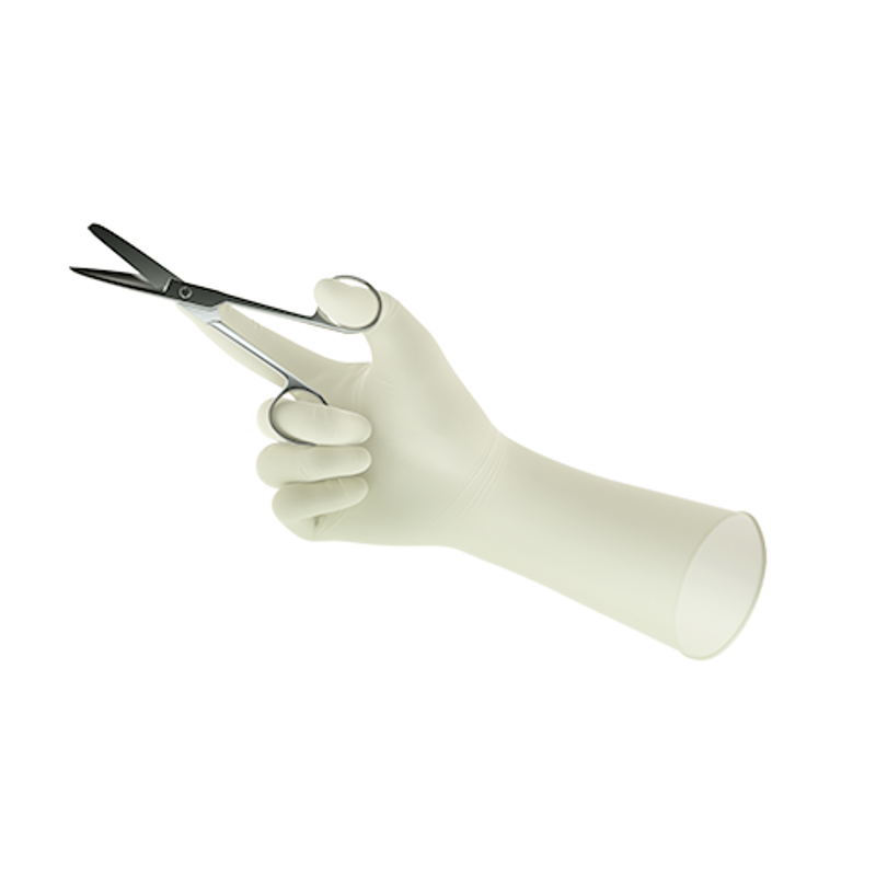 Latex, powderfree surgical glove with a builtin moisturizer Universal Industrial Supply