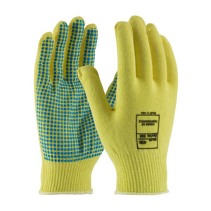 Seamless Knit Kevlar® Glove with PVC Dot Grip - Light Weight