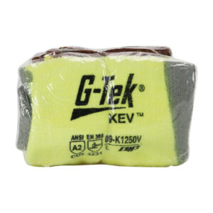 Seamless Knit Kevlar® / Elastane Glove with Polyurethane Coated Flat Grip on Palm & Fingers - Vend-Ready
