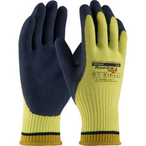 Seamless Knit Kevlar® Glove with Latex Coated MicroFinish Grip on Palm & Fingers