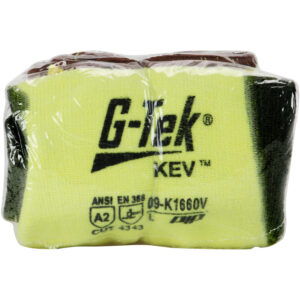 Seamless Knit Kevlar® Glove with Double-Dipped Nitrile Coated MicroSurface Grip on Palm & Fingers - Vend-Ready