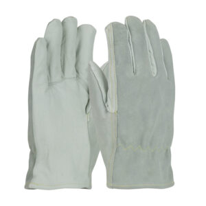 Top Grain Goatskin / Split Cowhide Leather Drivers Glove with Kevlar® Liner - Straight Thumb