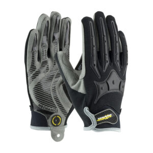 Brickyard™ Workman's Glove with Synthetic Leather Palm and TPR Impact Back - Silicone Palm Grip