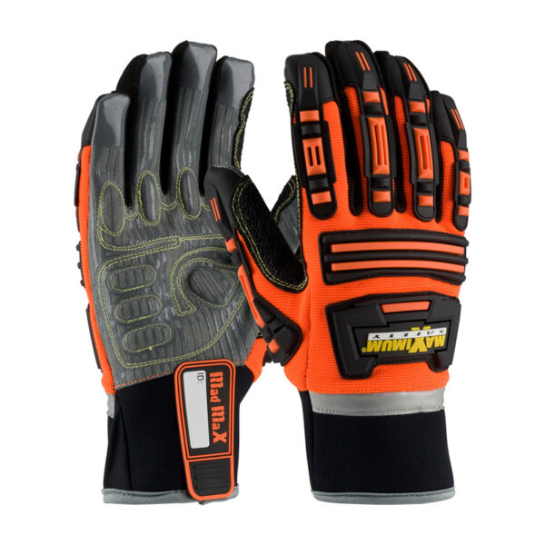 Roustabout™ II Synthetic Leather Palm w/ Silicone Grip and Fabric Back - TPR Impact Protection - DISCONTINUED