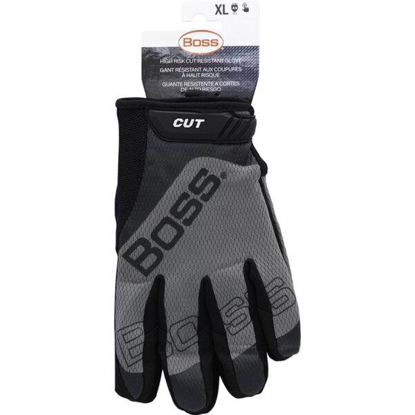 Synthetic Microfiber Palm with Mesh Fabric Back and Para-Aramid Cut Lining