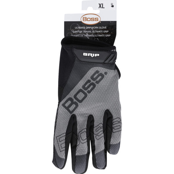 Synthetic Microfiber Palm with Silicone Grip and Mesh Fabric Back