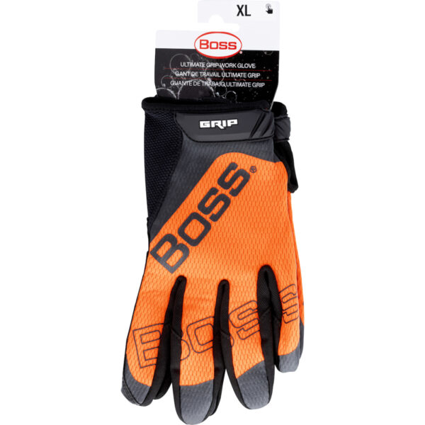 Synthetic Microfiber Palm with Silicone Grip and Hi-Vis Mesh Fabric Back