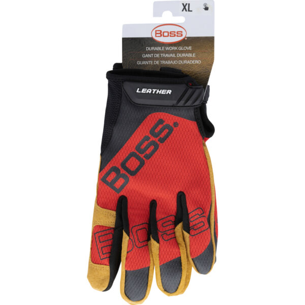 Premium Pigskin Leather Palm with Mesh Fabric Back