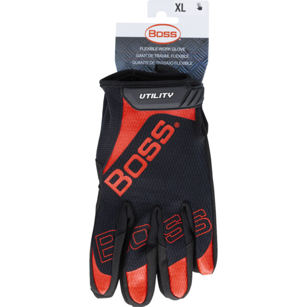Synthetic Microfiber Palm with Mesh Fabric Back