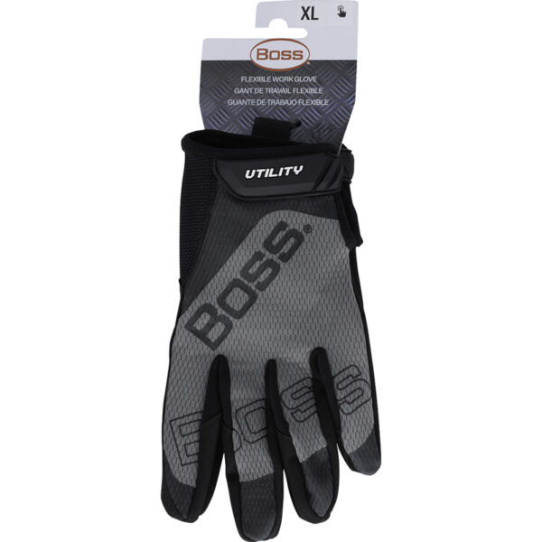 Synthetic Microfiber Palm with Mesh Fabric Back