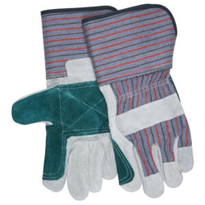 Double Palm Leather Work Gloves