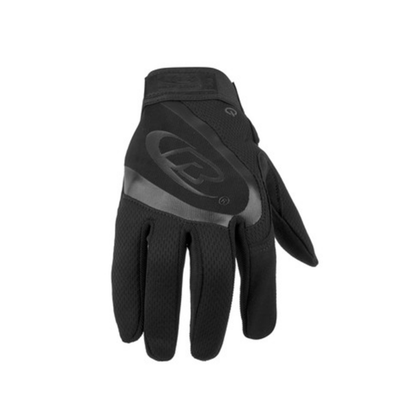 Tactile and secure cuff automotive glove.