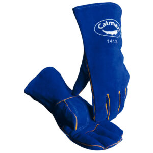 Cow Split Reinforced Palm Welding Gloves