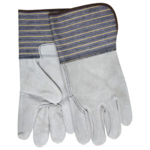 Split Leather Palm Wok Gloves with Full Leather Back