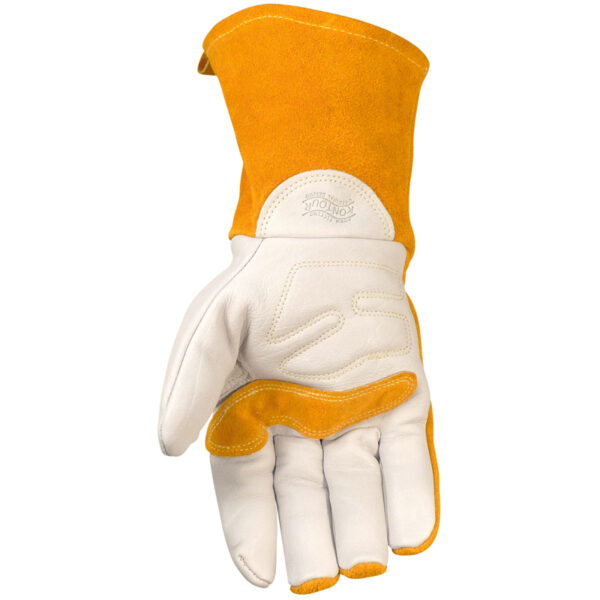 Premium Cow Grain MIG/Stick/Multi-Task Welder's Glove with Padded & Reinforced Palm