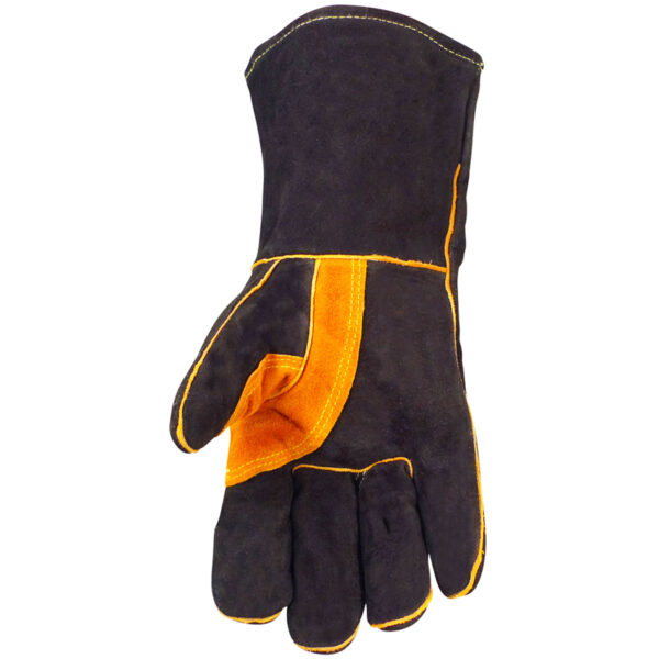 Premium Split Cowhide Leather Welder's Glove with Foam Lining and Aluminized Insulation