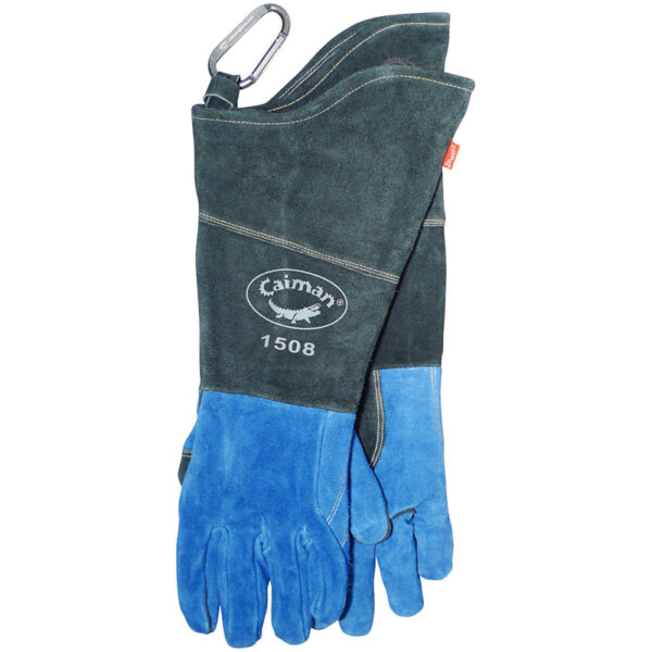 Premium Split Cowhide MIG/Stick Welder's Glove with Fleece Lining and 18" Length w/ Scalloped Cuff
