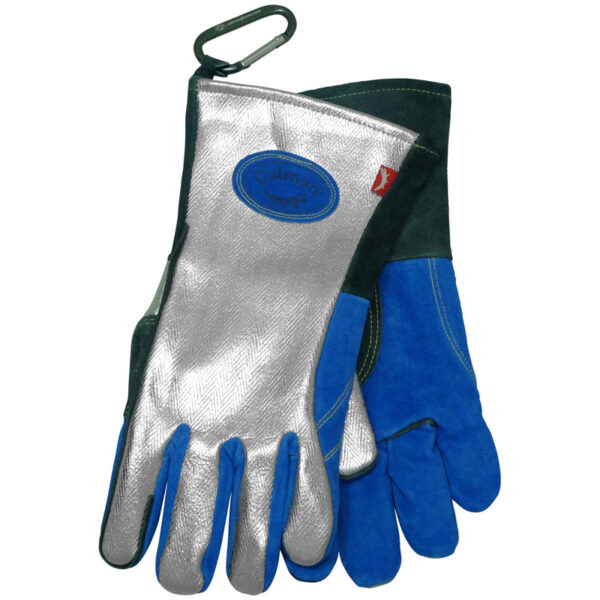 Premium Split Cowhide MIG/Stick Welder's Glove with Wool Insulation and Aluminized Back