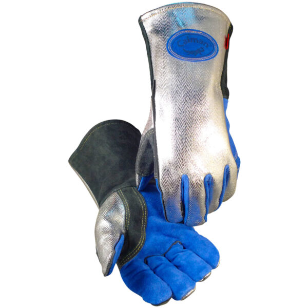 Premium Split Cowhide MIG/Stick Welder's Glove with Wool Insulation and Aluminized Back