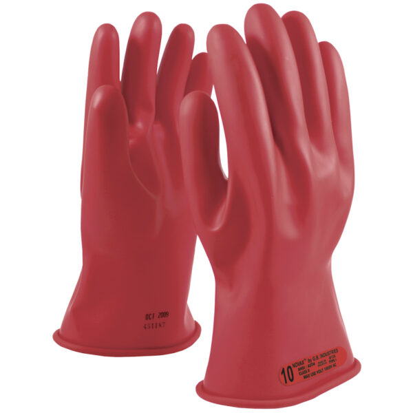 Class 0 Rubber Insulating Glove with Straight Cuff - 11"