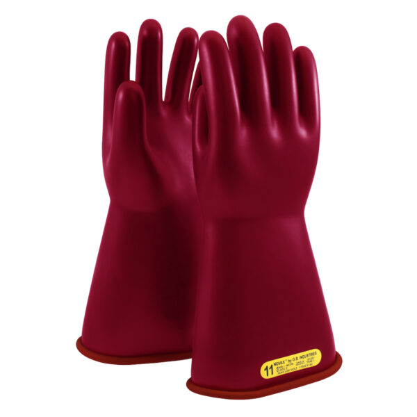 Class 2 Rubber Insulating Glove with Straight Cuff - 14"