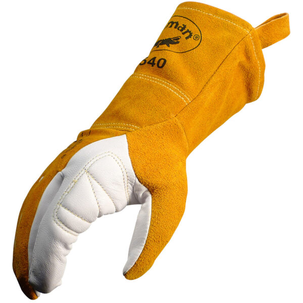 Premium Goat Grain TIG/Multi-Task Welder's Glove with Unlined Padded Palm