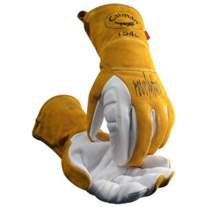 Premium Goat Grain TIG/Multi-Task Welder's Glove with Unlined Padded Palm