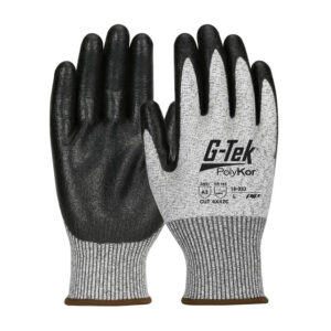 Seamless Knit PolyKor® Blended Glove with Nitrile Coated MicroSurface Grip on Palm & Fingers