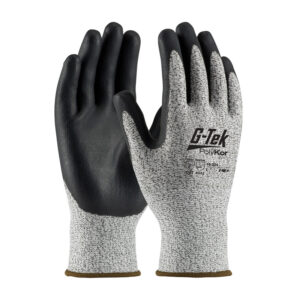 Seamless Knit PolyKor® Blended Glove with Nitrile Coated Foam Grip on Palm & Fingers