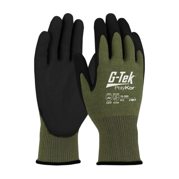 Seamless Knit PolyKor® X7™ Blended Glove with NeoFoam® Coated MicroSurface Grip on Palm & Fingers - Touchscreen Compatible