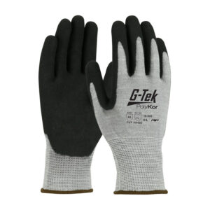 Seamless Knit PolyKor® Blended Glove with Double-Dipped Nitrile Coated MicroSurface Grip on Palm & Fingers