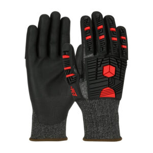 Seamless Knit PolyKor® X7™ Blended Glove with Impact Protection and NeoFoam® Coated Palm & Fingers