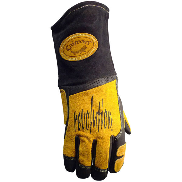 Premium Top Grain Cowhide Leather MIG/Stick Welder's Glove with FR Fleece/Foam Lining