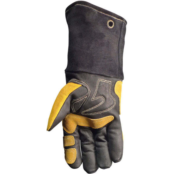 Premium Top Grain Cowhide Leather MIG/Stick Welder's Glove with FR Fleece/Foam Lining