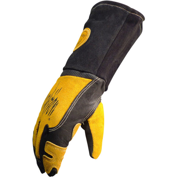 Premium Top Grain Cowhide Leather MIG/Stick Welder's Glove with FR Fleece/Foam Lining