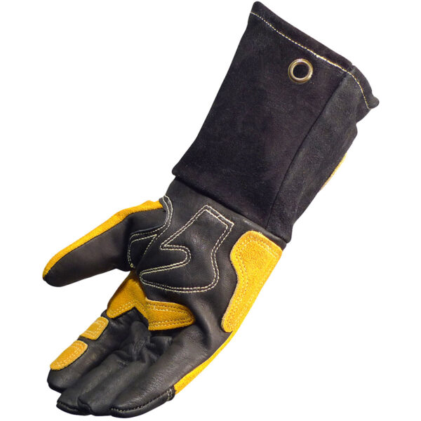 Premium Top Grain Cowhide Leather MIG/Stick Welder's Glove with FR Fleece/Foam Lining
