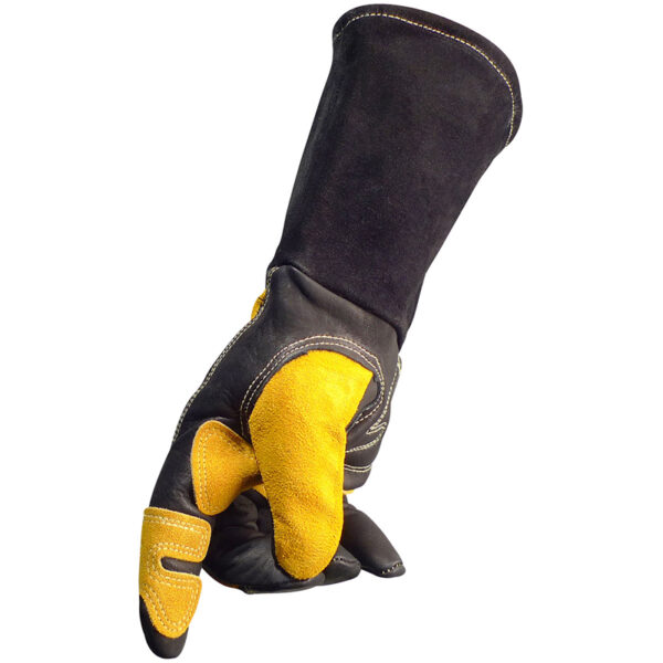 Premium Top Grain Cowhide Leather MIG/Stick Welder's Glove with FR Fleece/Foam Lining