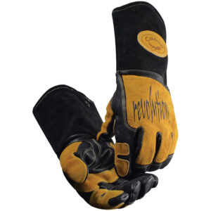 Premium Top Grain Cowhide Leather MIG/Stick Welder's Glove with FR Fleece/Foam Lining