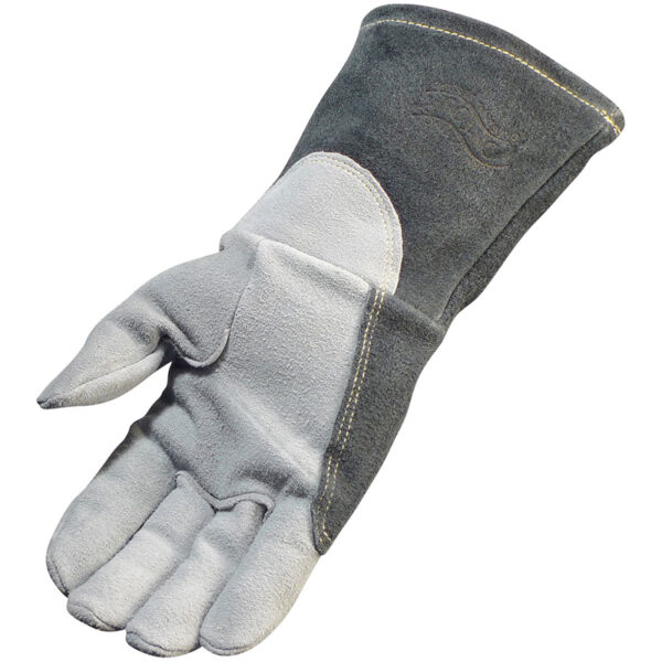 Premium Split Deerskin TIG Unlined Welder's Glove with Lean-On Reinforcement Patch