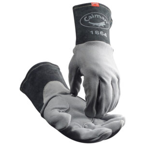 Premium Split Deerskin TIG Unlined Welder's Glove with Lean-On Reinforcement Patch