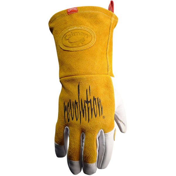 Premium Goat Grain Unlined TIG/MIG Welder's Gloves with FR Insulated Back