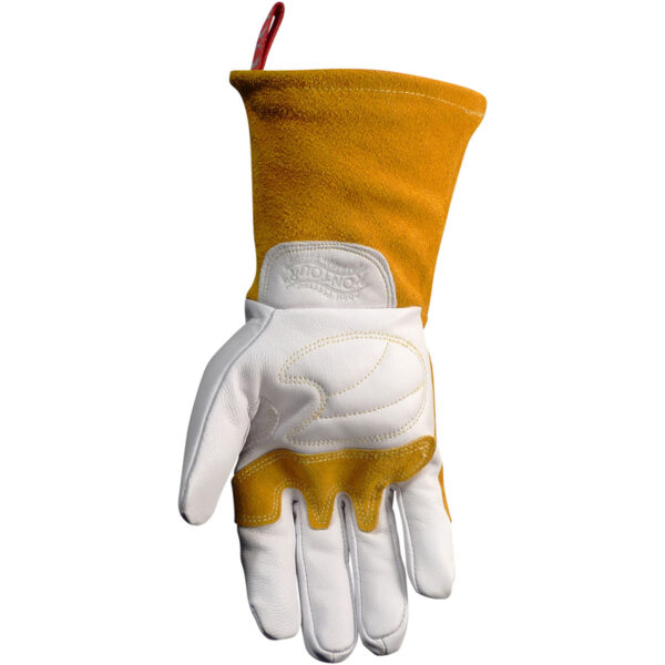 Premium Goat Grain Unlined TIG/MIG Welder's Gloves with FR Insulated Back