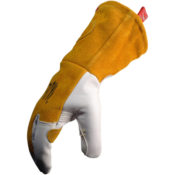 Premium Goat Grain Unlined TIG/MIG Welder's Gloves with FR Insulated Back