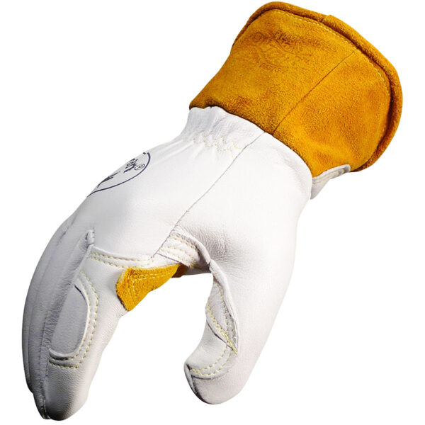 Premium Goat Grain TIG/MIG/ Multi-Task Welder's Glove with Boarhide™ Palm Patch & Scalloped Cuff