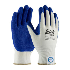 Seamless Knit Dyneema® Diamond Blended Glove with Latex Coated Crinkle Grip on Palm & Fingers - Medium Weight