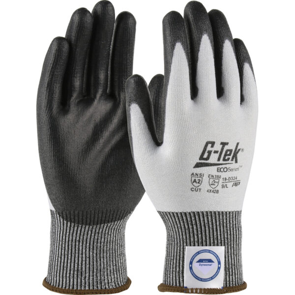 Seamless Knit Dyneema® Phoenix Blended Glove with Polyurethane Coated Flat Grip on Palm & Fingers