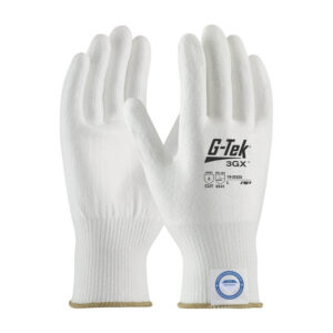 Seamless Knit Dyneema® Diamond Blended Glove with Polyurethane Coated Flat Grip on Palm & Fingers