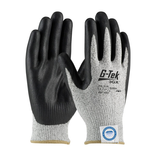 Seamless Knit Dyneema® Diamond Blended Glove with Nitrile Coated Foam Grip on Palm & Fingers