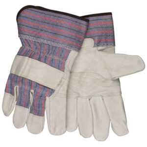Grain Leather Palm Work Gloves